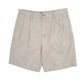 Mens Beige Nautica Double Pleated Chino Shorts