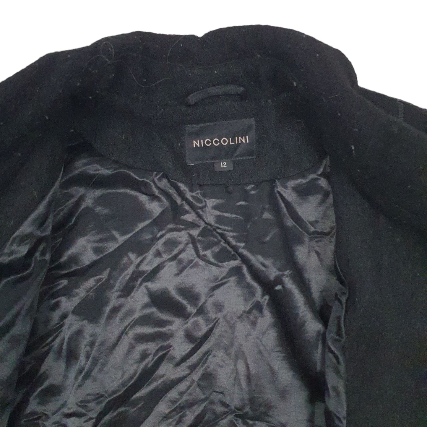 Womens Black Niccolini   Coat
