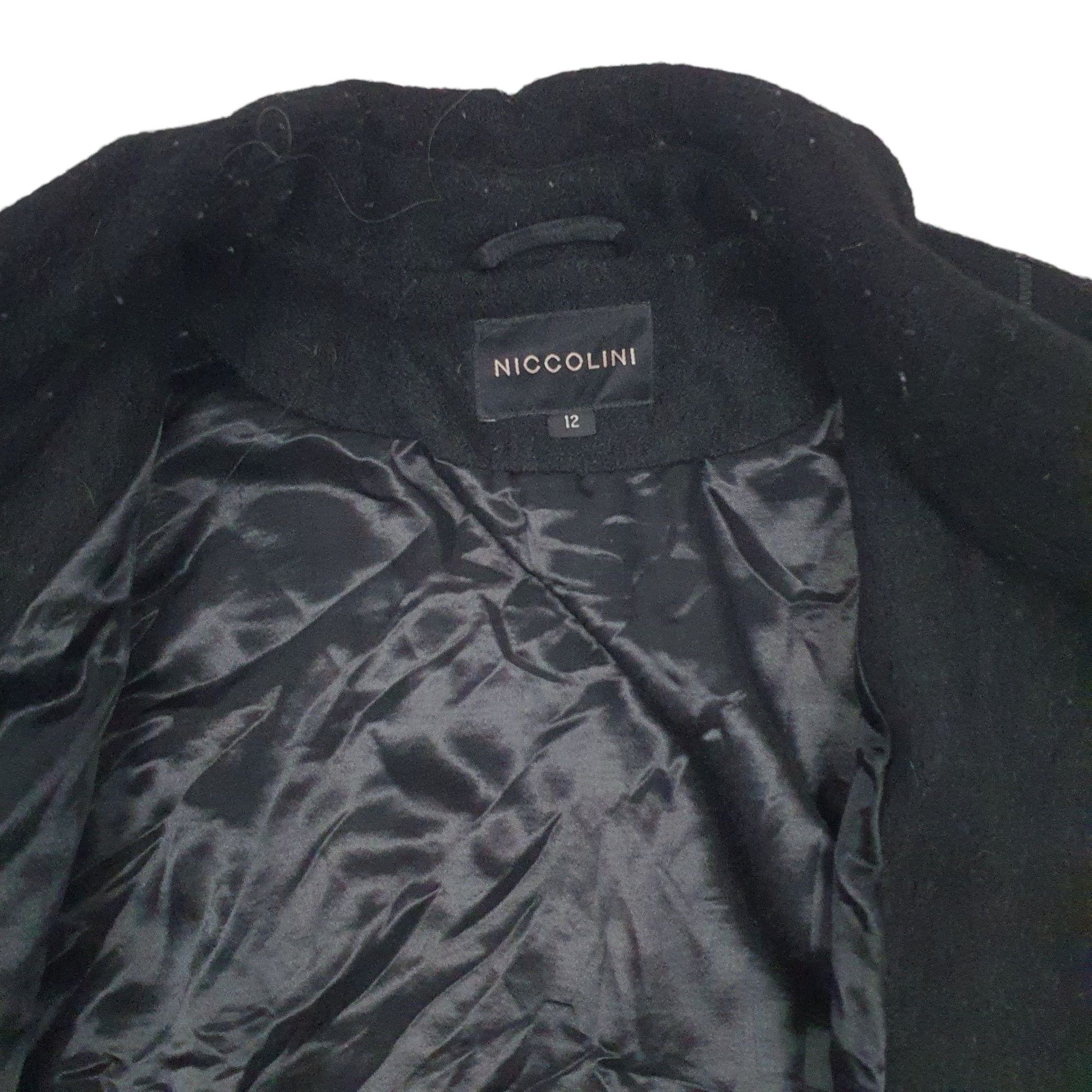 Womens Black Niccolini   Coat