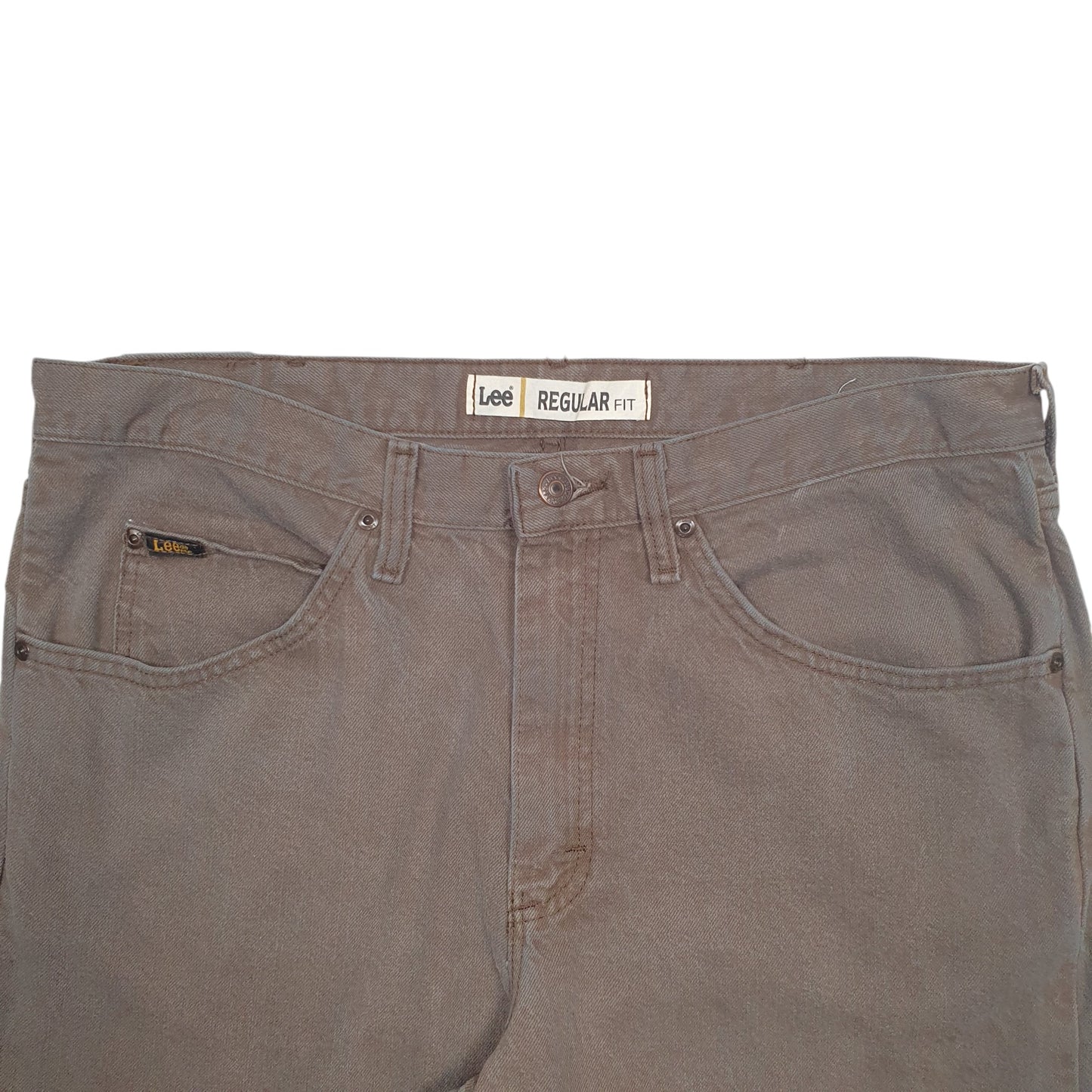 Mens Brown Lee  Casual JeansW36 L30