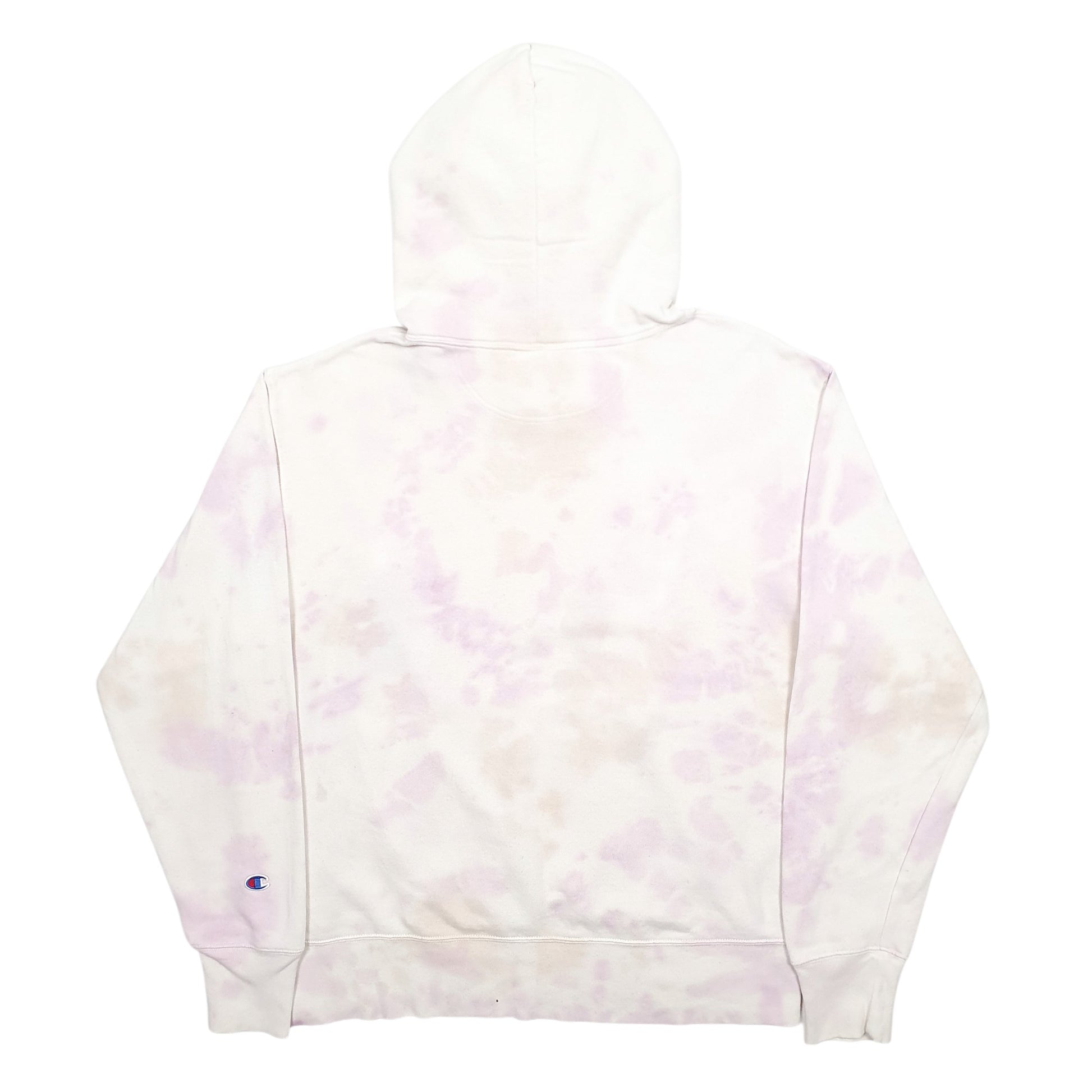 Mens White Champion Tye Dye Hoodie Jumper