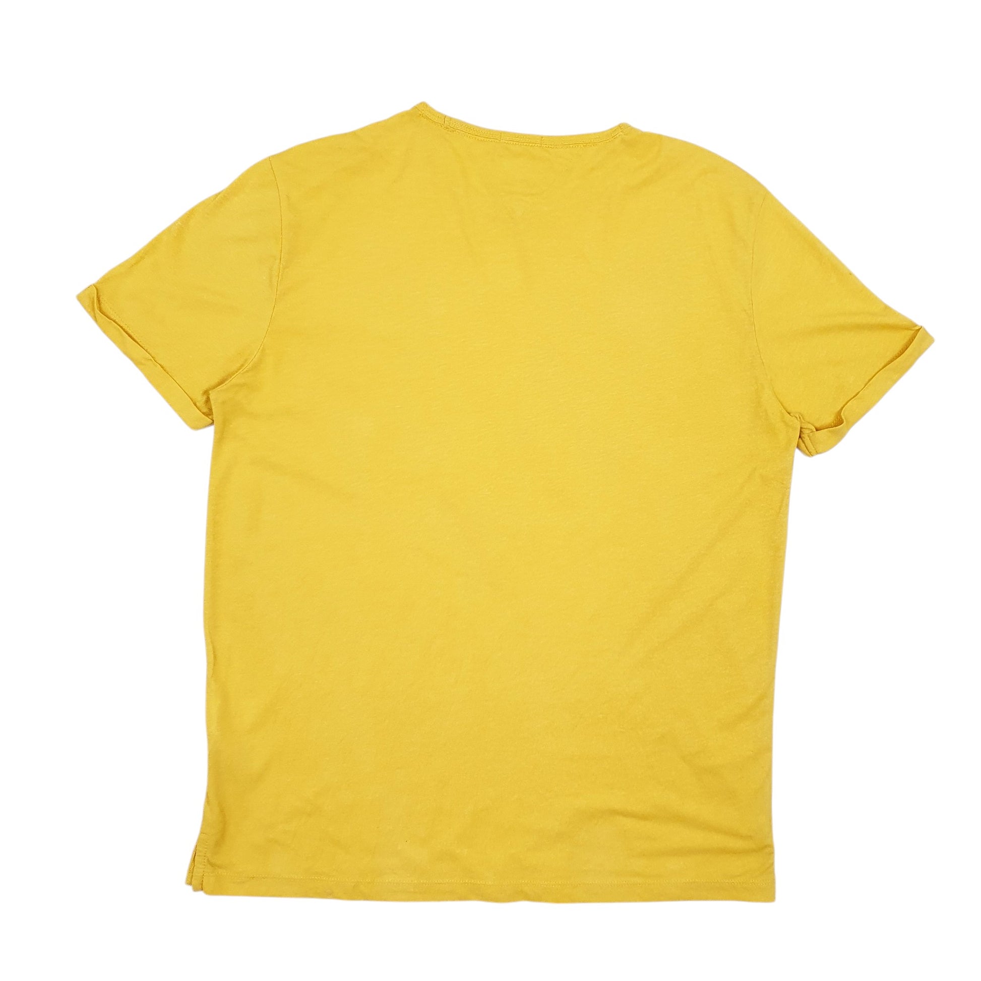 Mens Yellow Tommy Hilfiger  Short Sleeve T Shirt