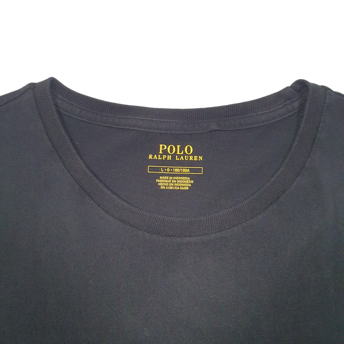 Mens Black Polo Ralph Lauren  Short Sleeve T Shirt