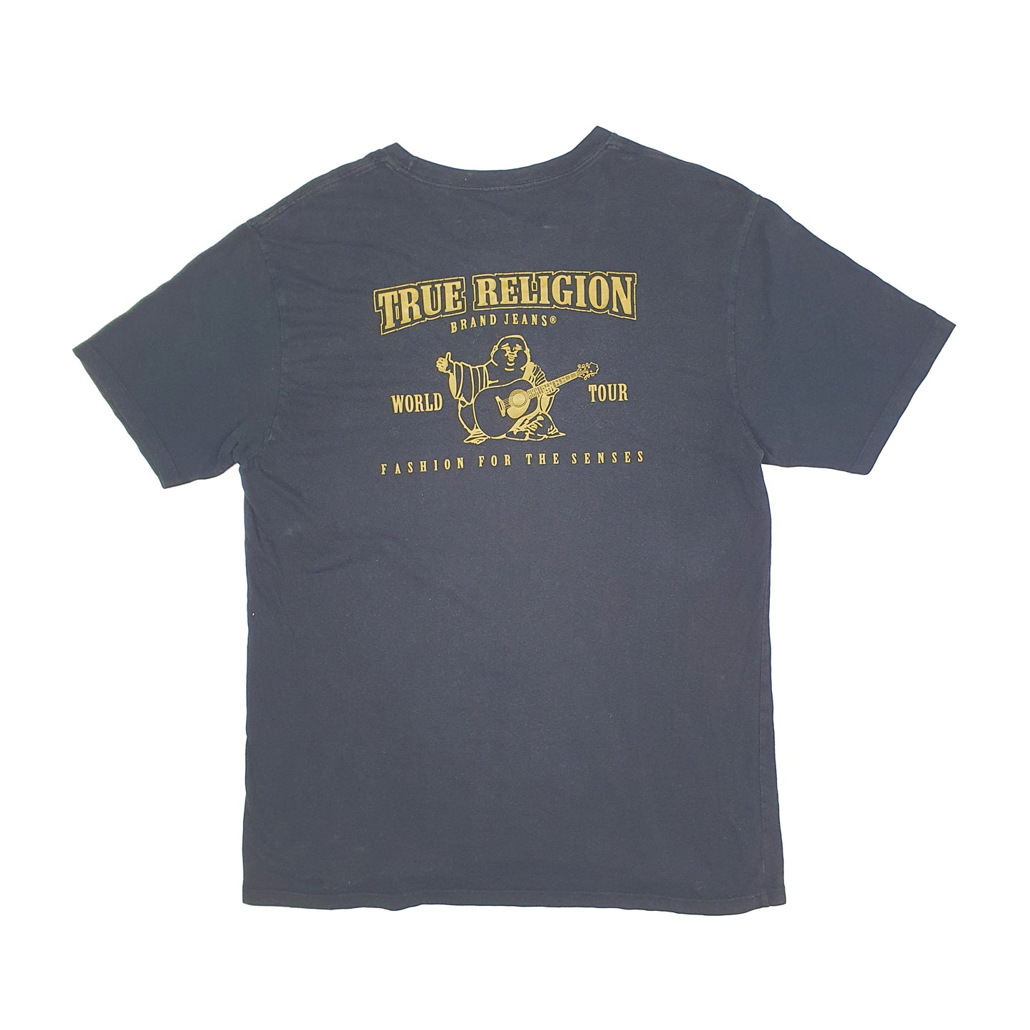Mens Black True Religion  Short Sleeve T Shirt