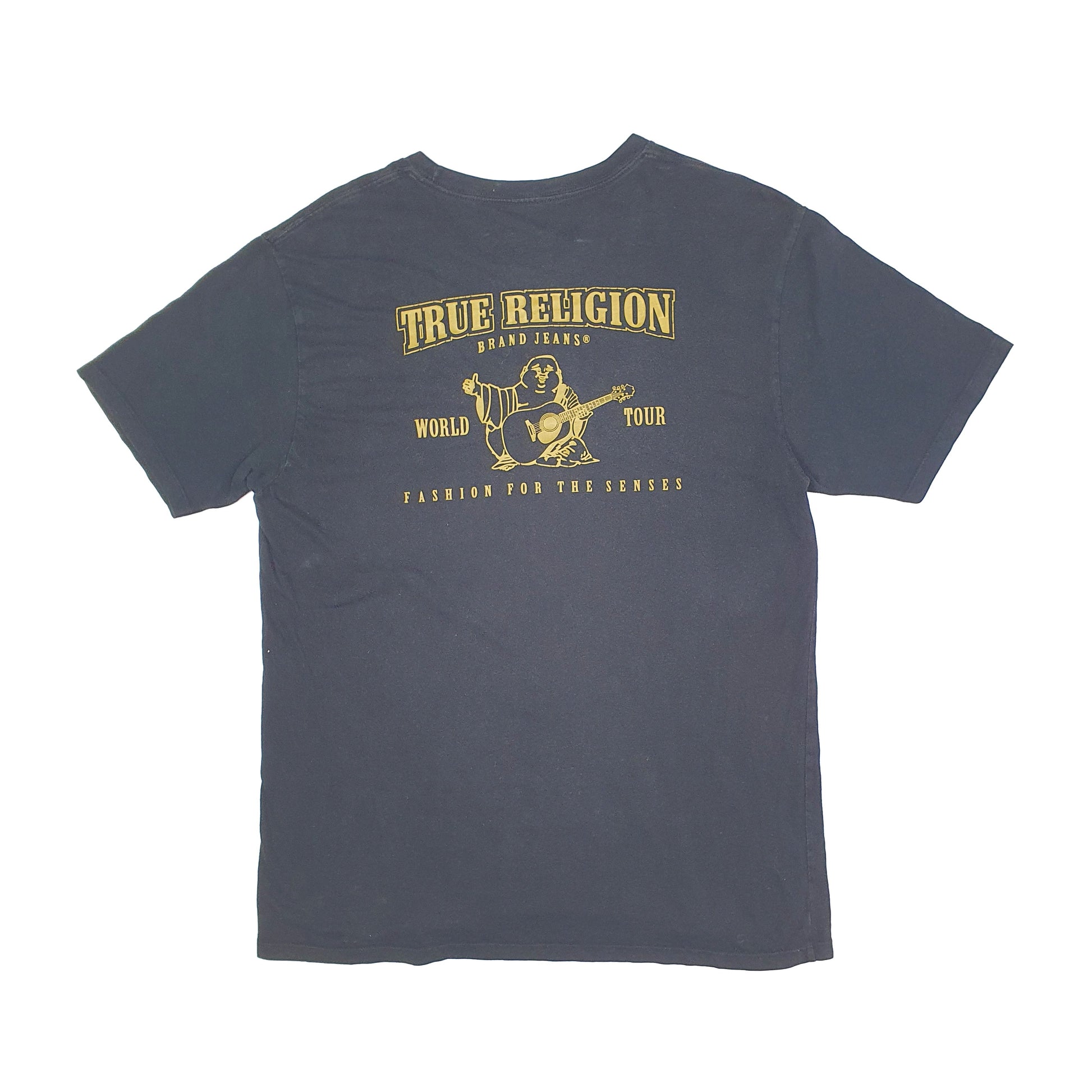 Mens Black True Religion  Short Sleeve T Shirt
