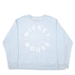 Womens Blue Disney Mickey Mouse Spellout Crewneck Jumper