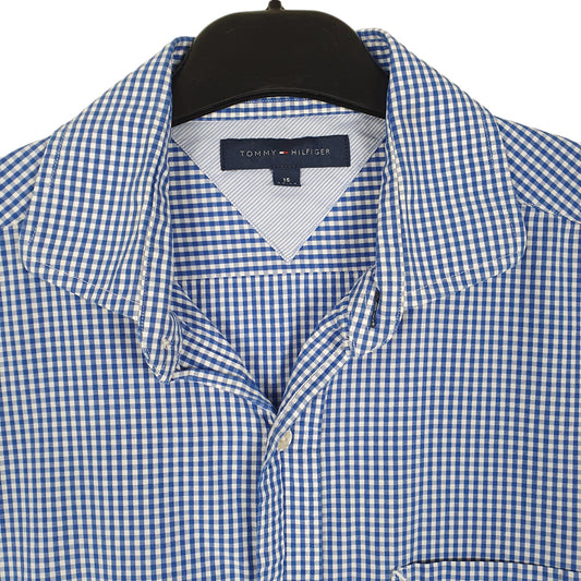 Mens Blue Tommy Hilfiger  Long Sleeve Shirt