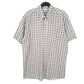 Mens White Lacoste Chemise Made In France Short Sleeve Shirt