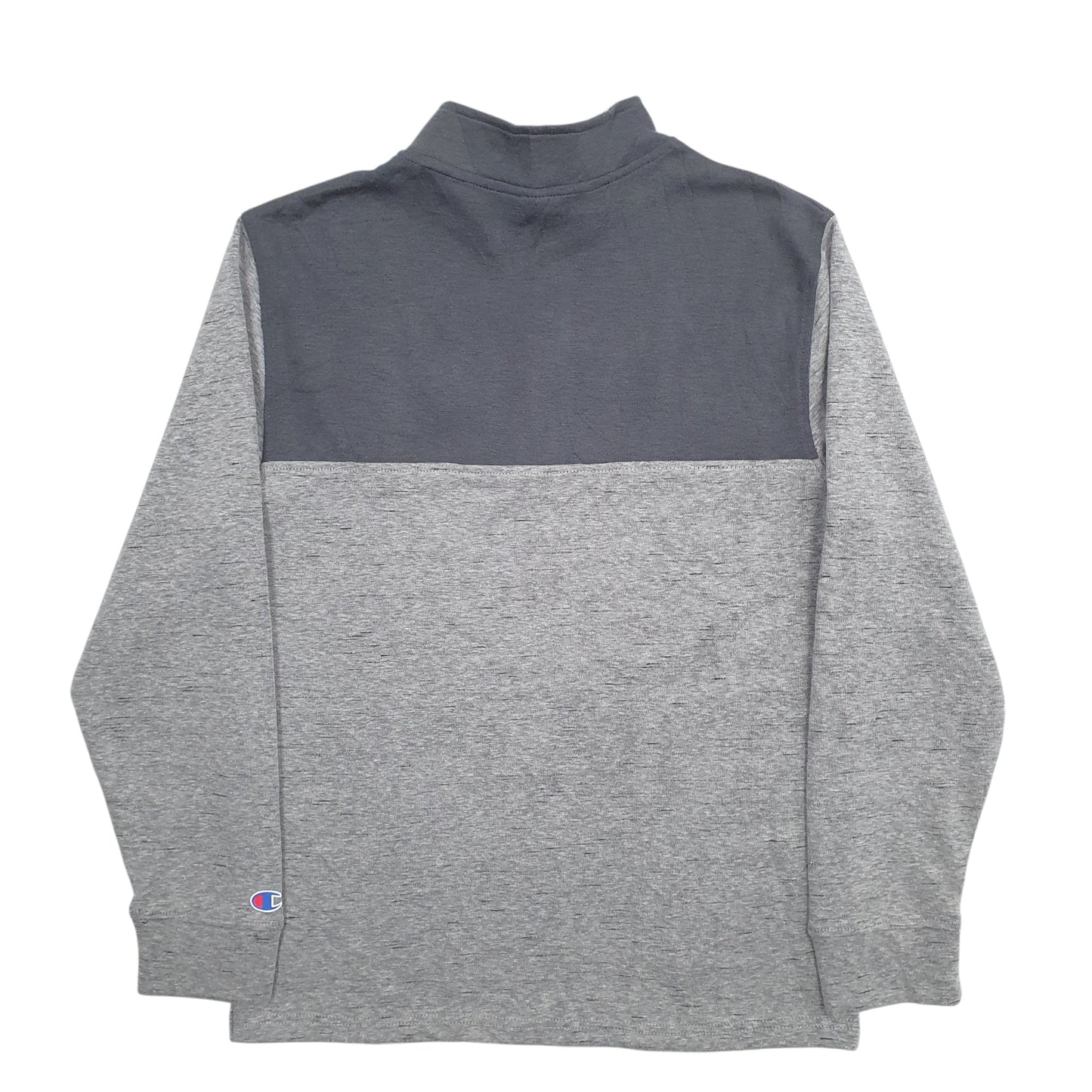 Mens Grey Champion BYU Cougars Quarter Zip Jumper