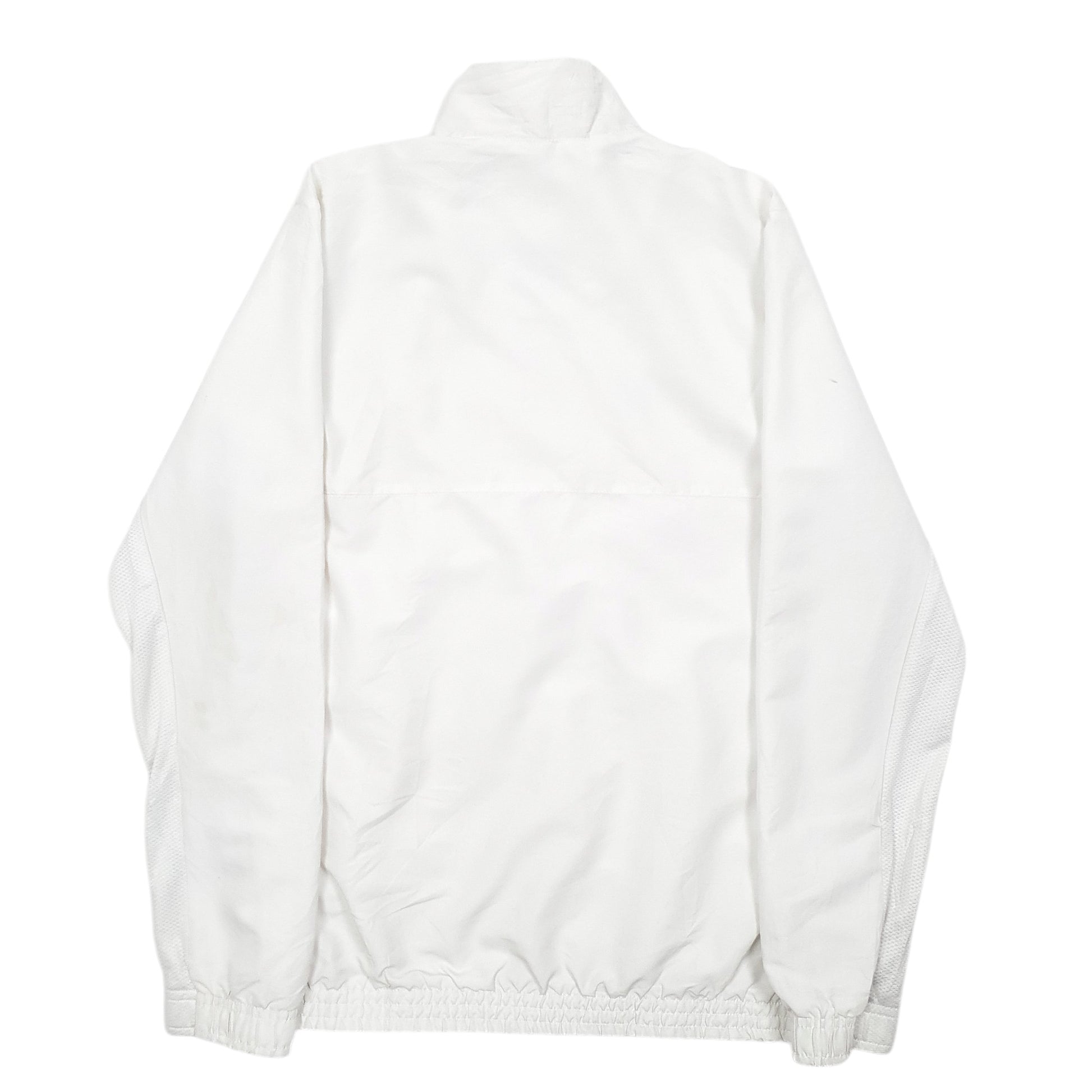 Mens White Adidas Lightweight Running Workout  Coat