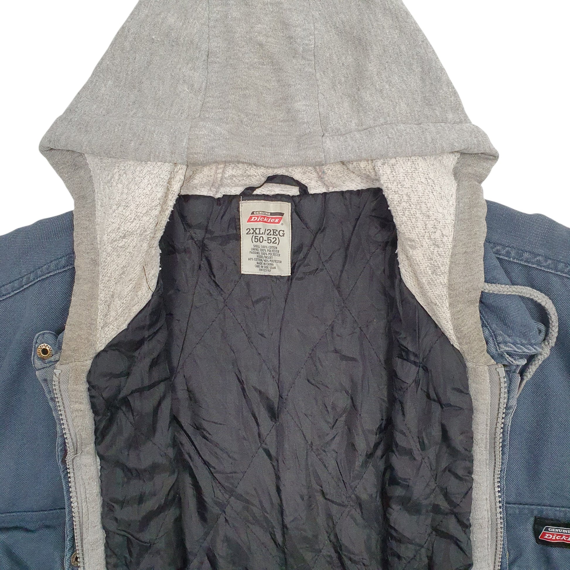 Mens Blue Dickies Workwear  Coat