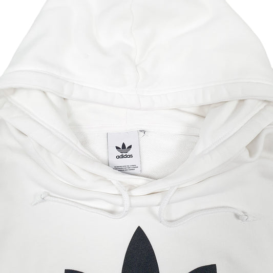 Mens White Adidas  Hoodie Jumper