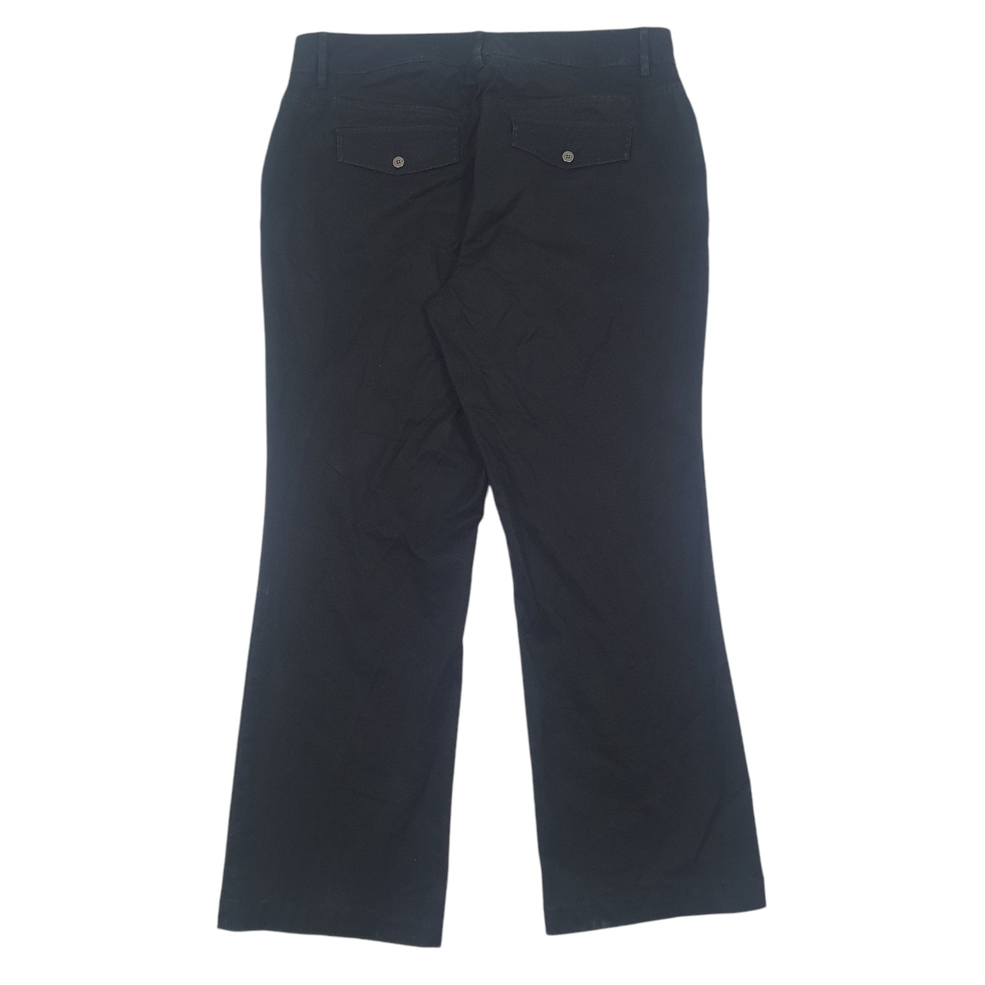 Womens Black Tommy Hilfiger  Chino Trousers