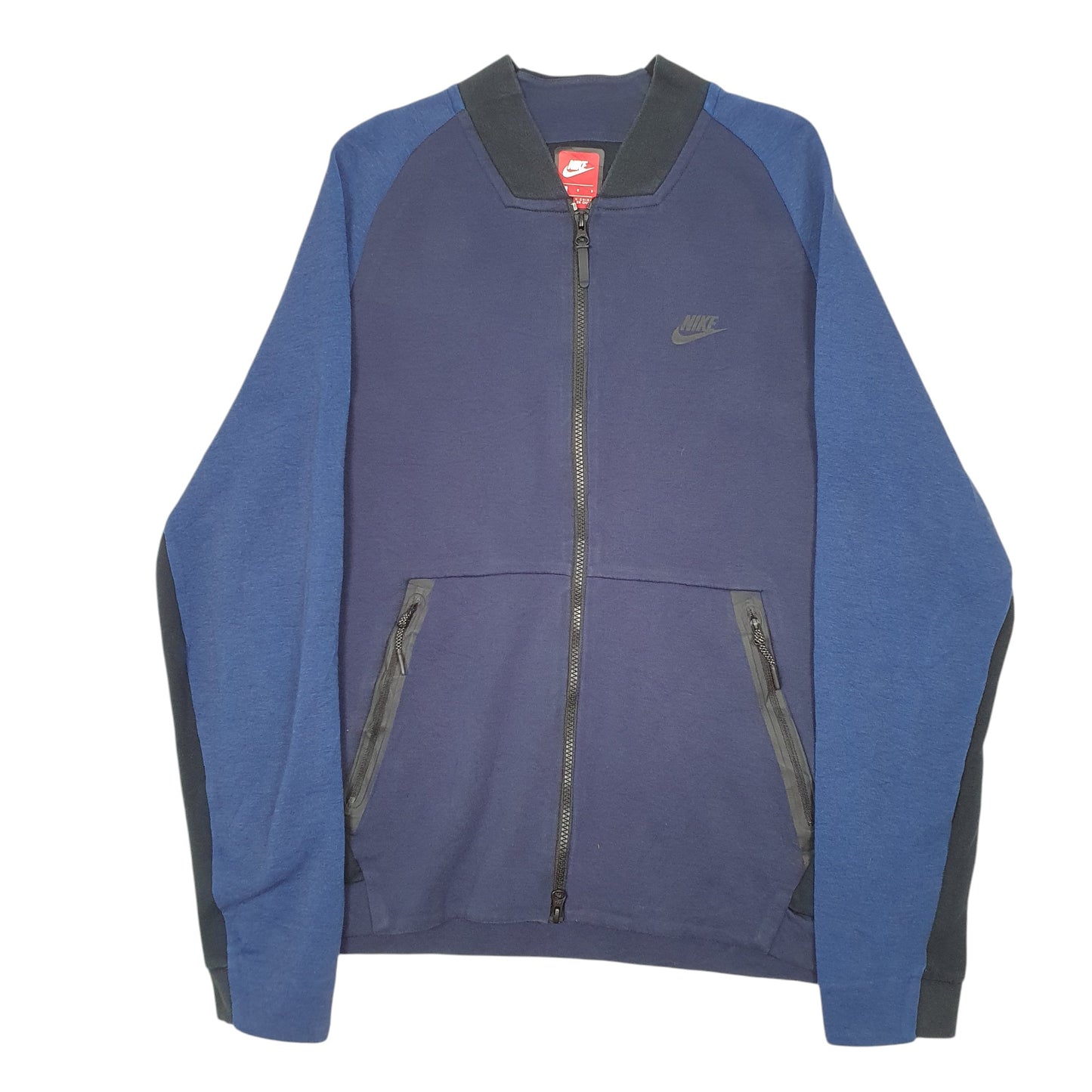 Mens Navy Nike Track Top Full Zip Jumper