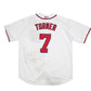 Mens White Majestic MLB Baseball Washington Nationals Short Sleeve T Shirt