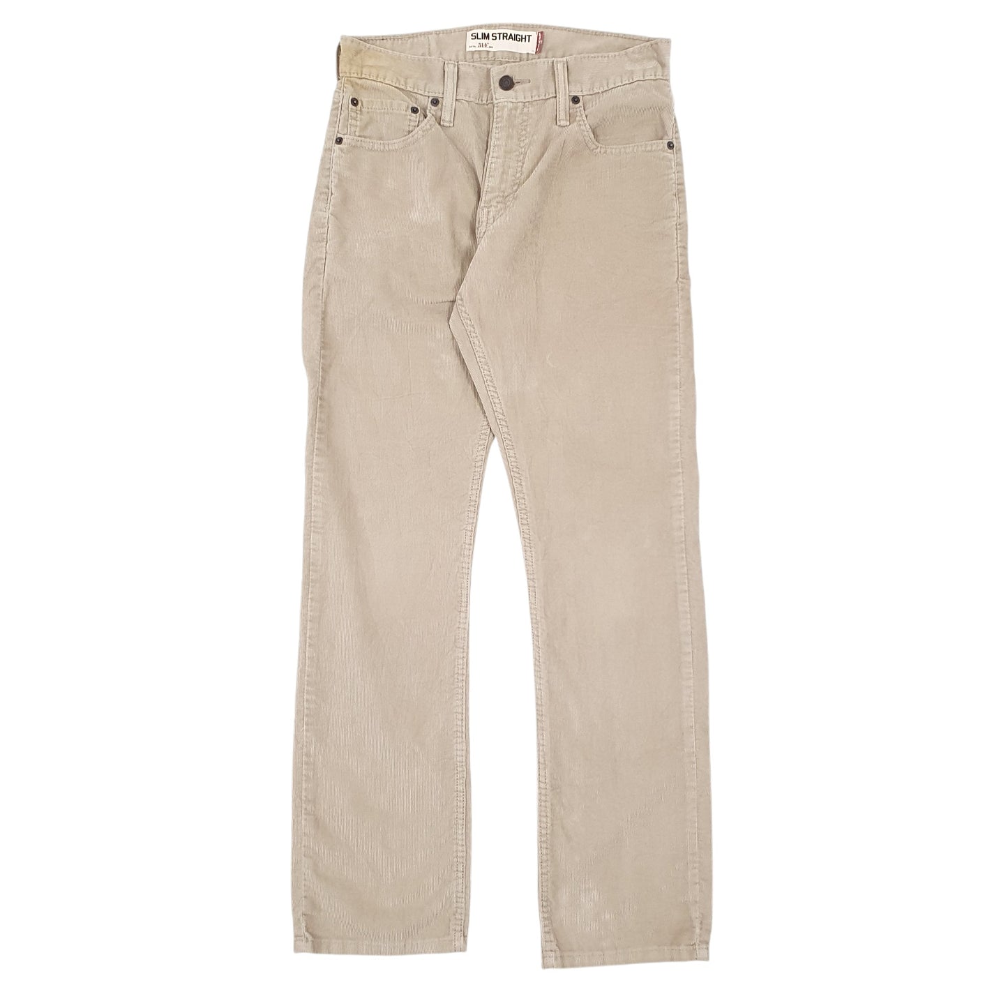 Mens Beige Levis  Corduroy Trousers