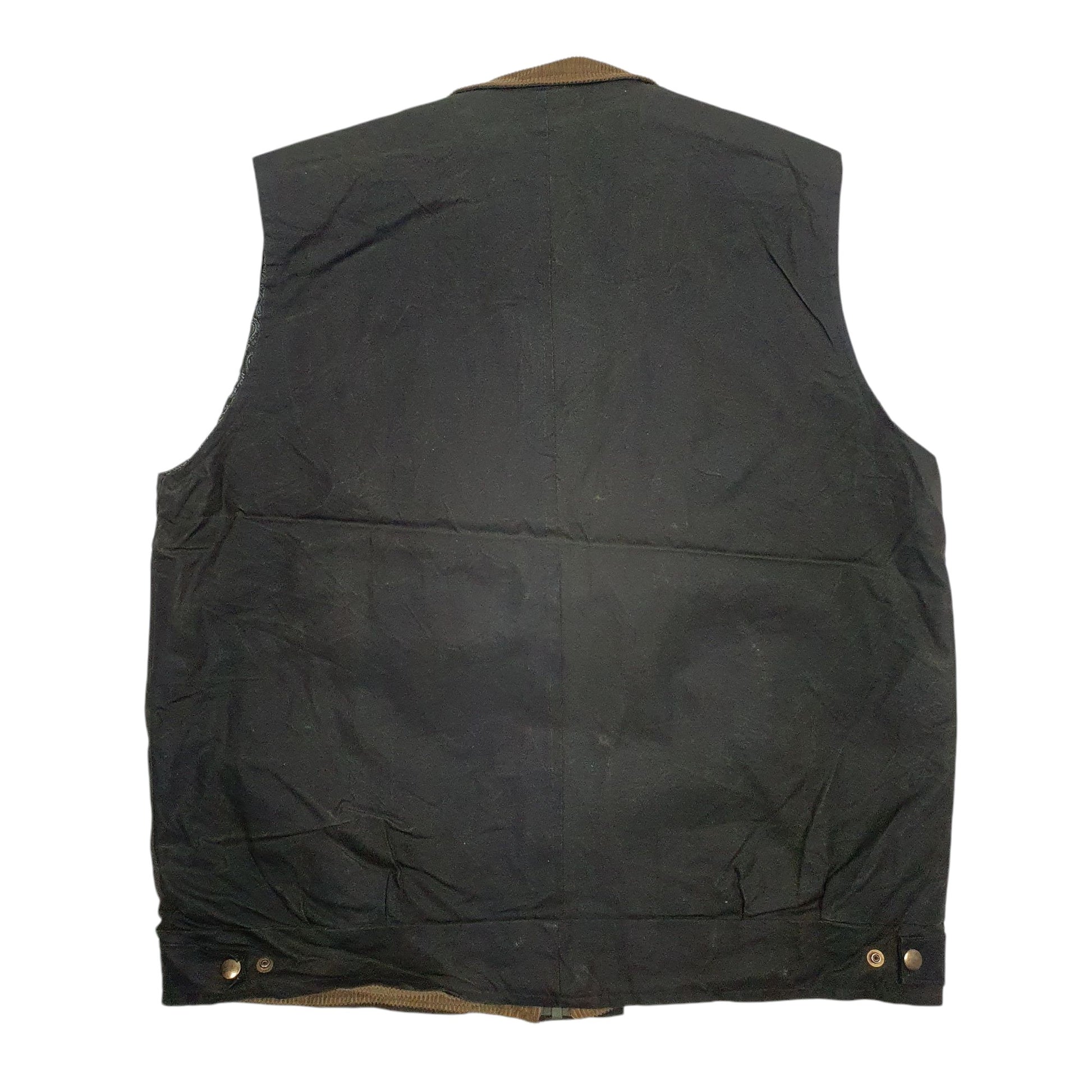 Mens Green Country Stile Gilet  Coat