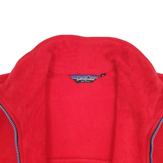 Mens Red Patagonia  Full Zip Jumper