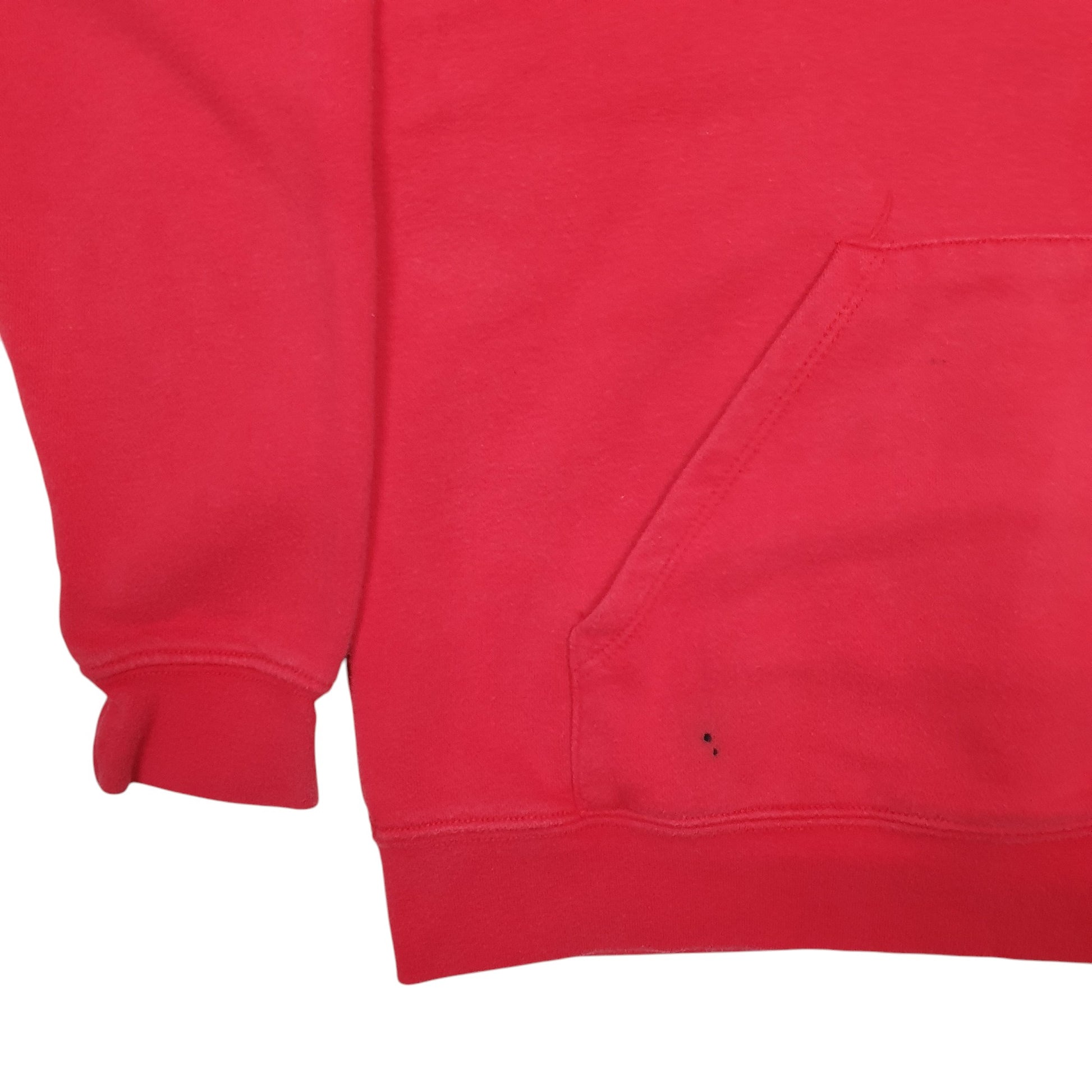 Mens Red Dickies Spellout Hoodie Jumper