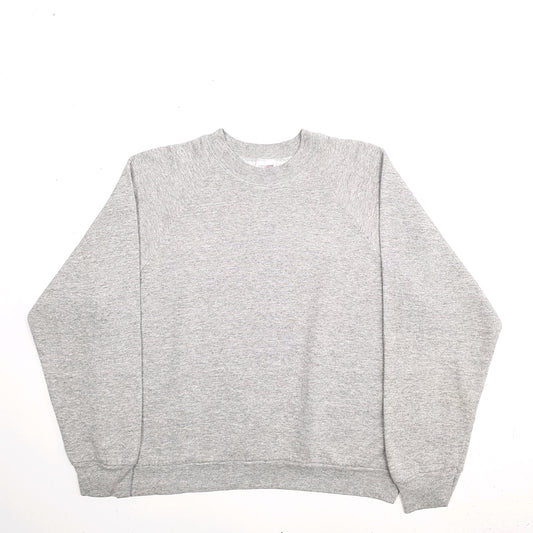 Womens Grey Fruit Of The Loom  Crewneck Jumper