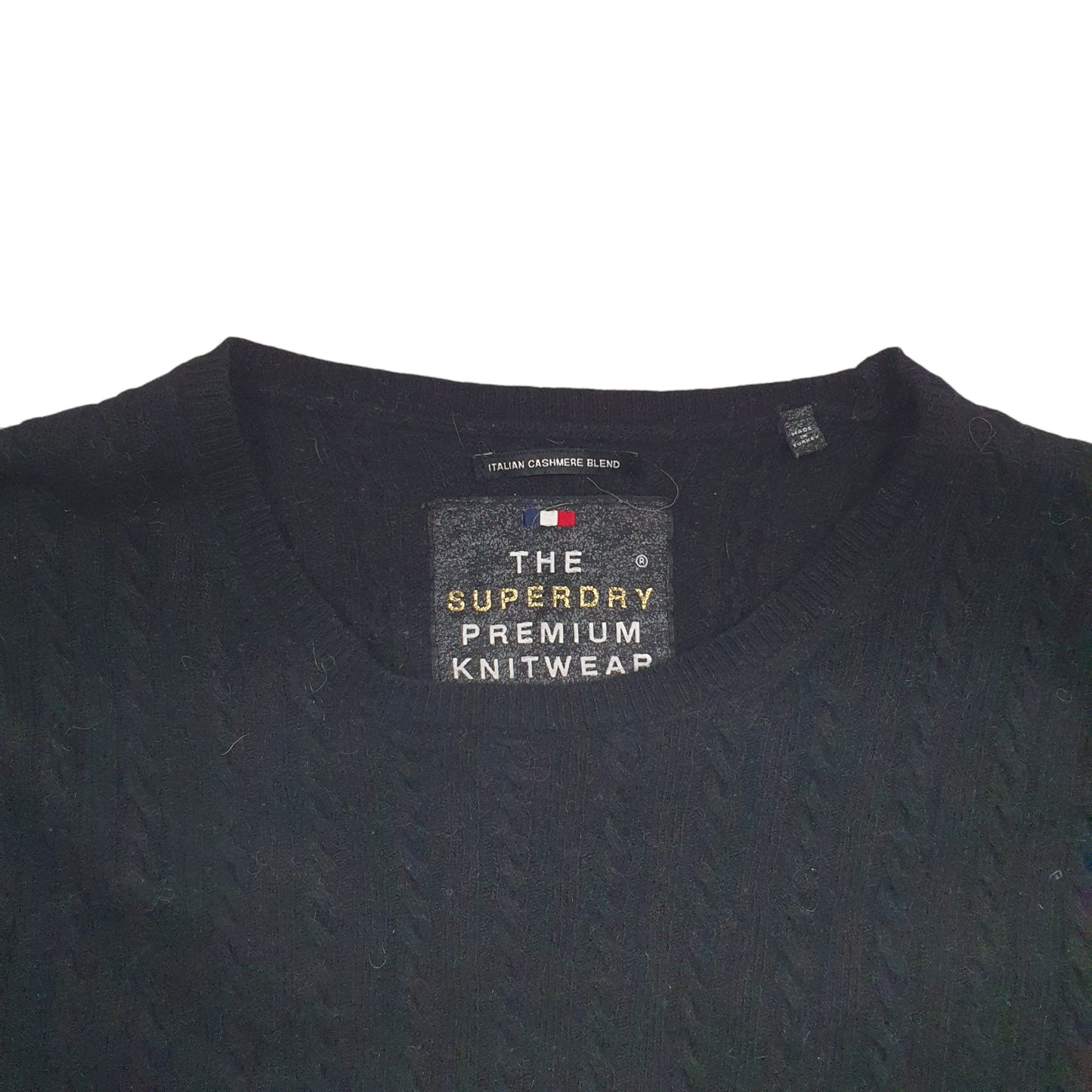 Womens Black Superdry  Crewneck Jumper