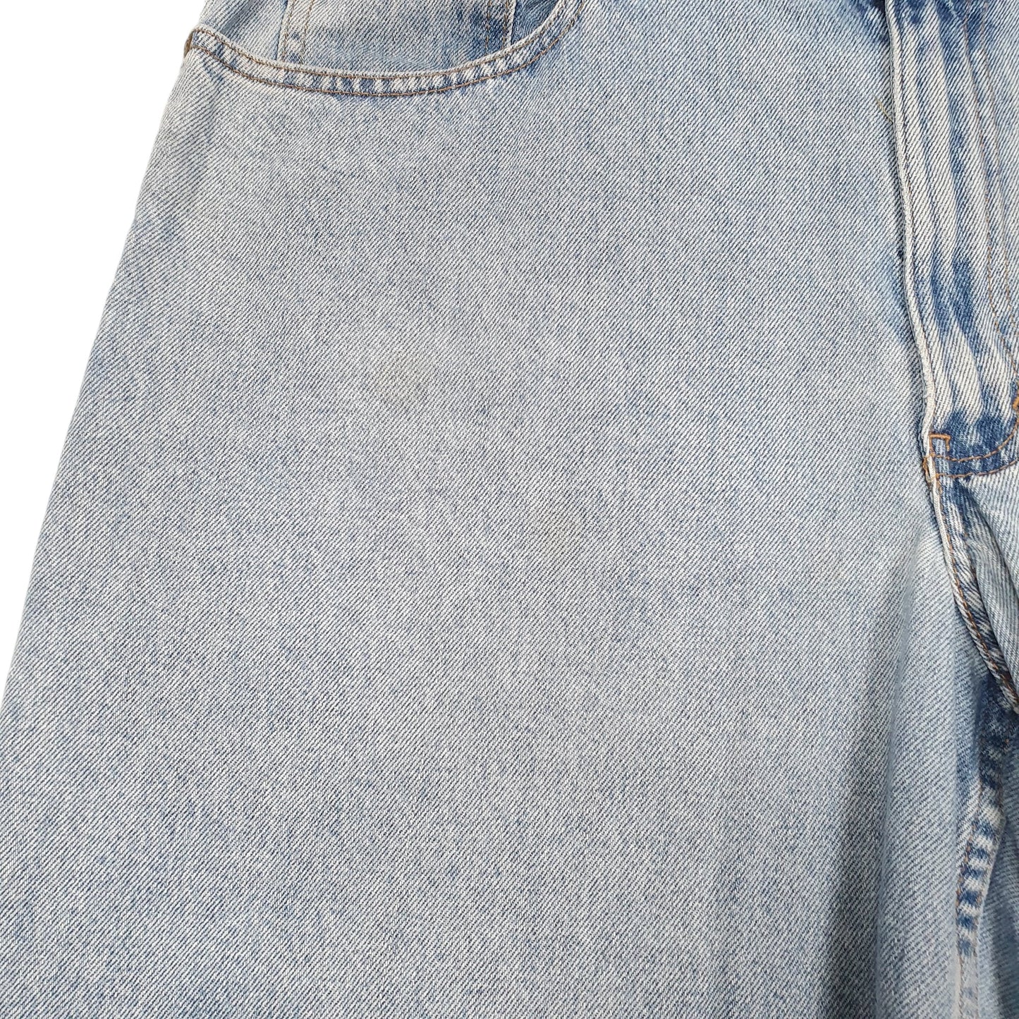 Mens Blue Eddie Bauer Jorts Jean Casual Denim Shorts