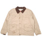 Mens Beige Wrangler Chore Jacket Sherpa Lined  Coat