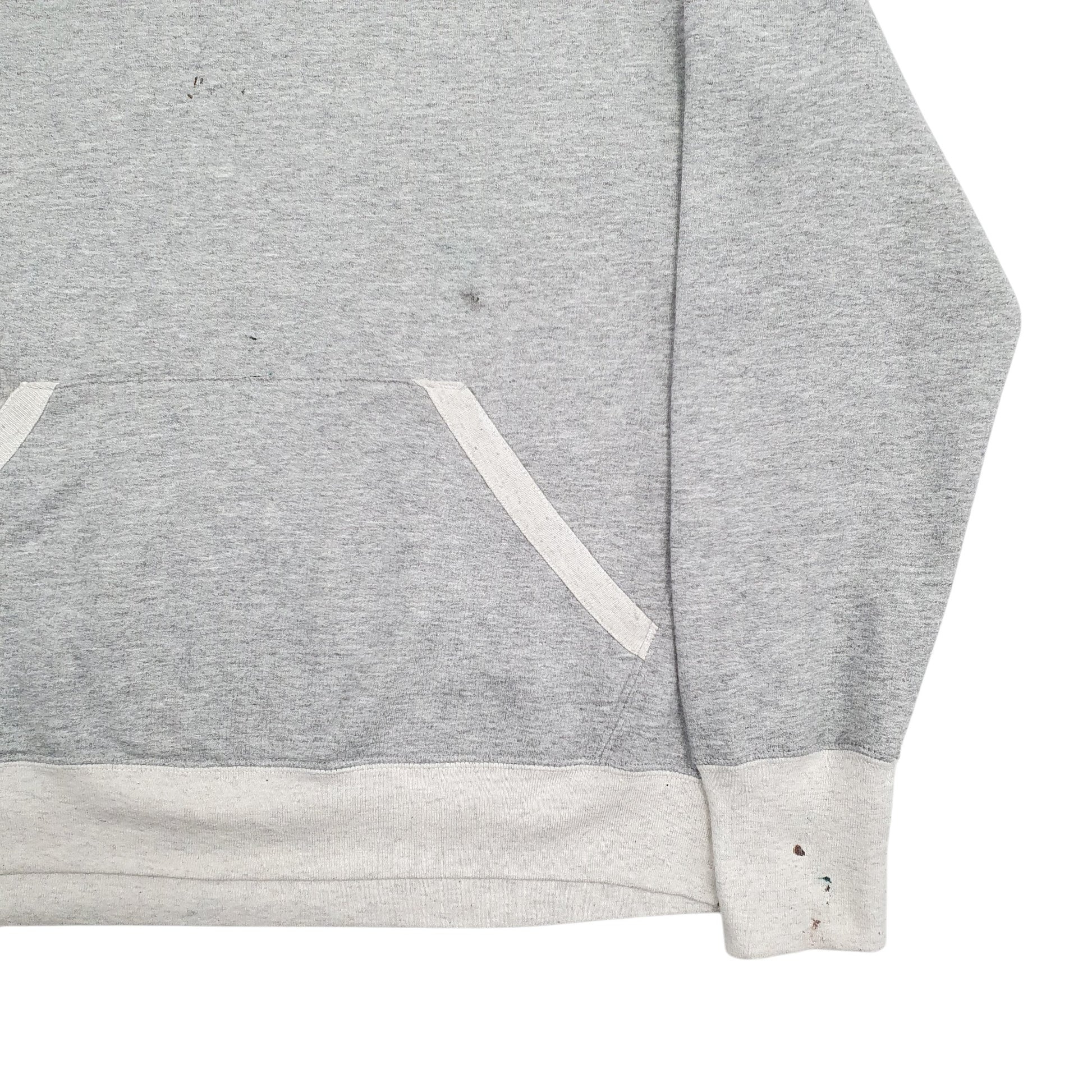 Womens Grey Champion Spellout Hoodie Jumper