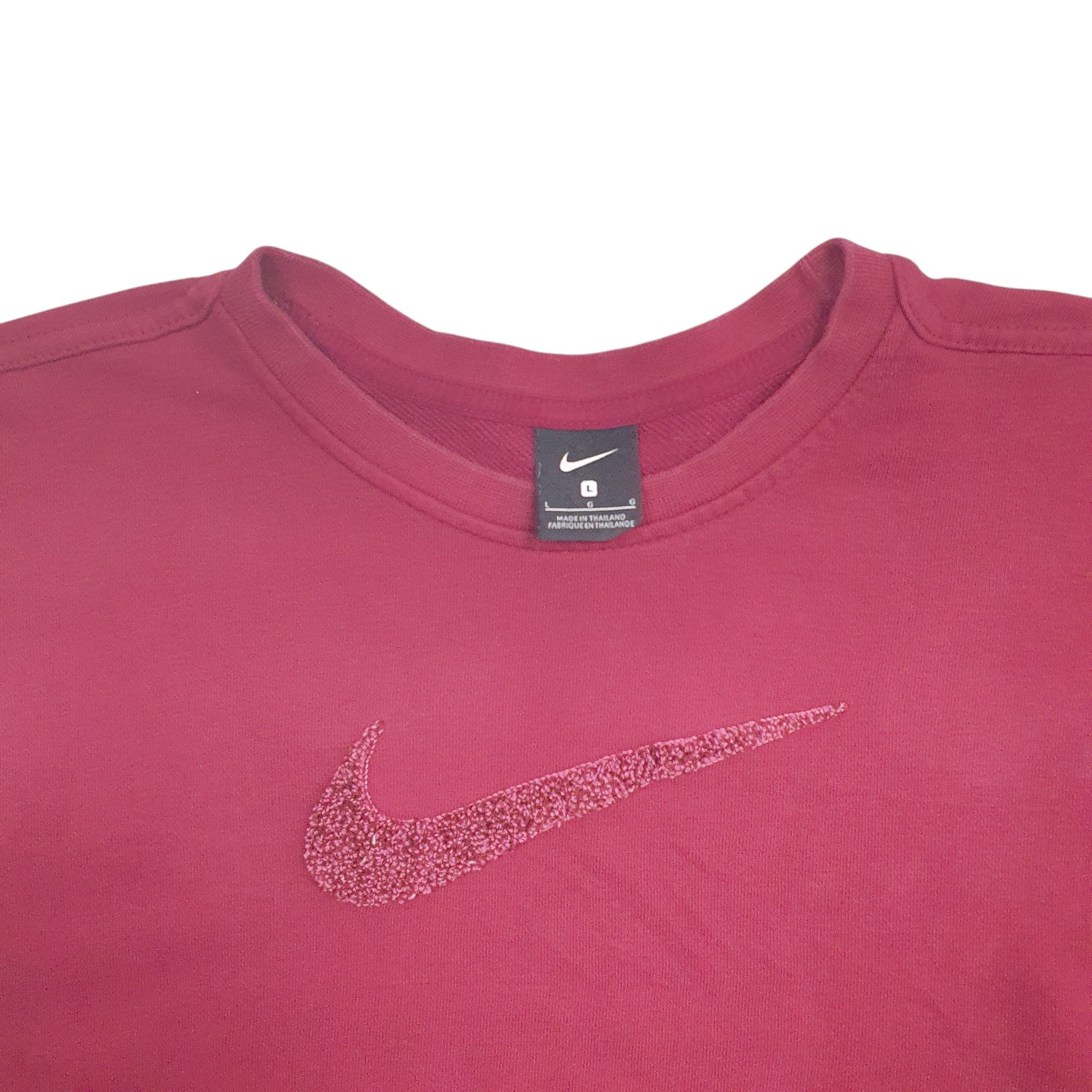 nike crewneck burgundy