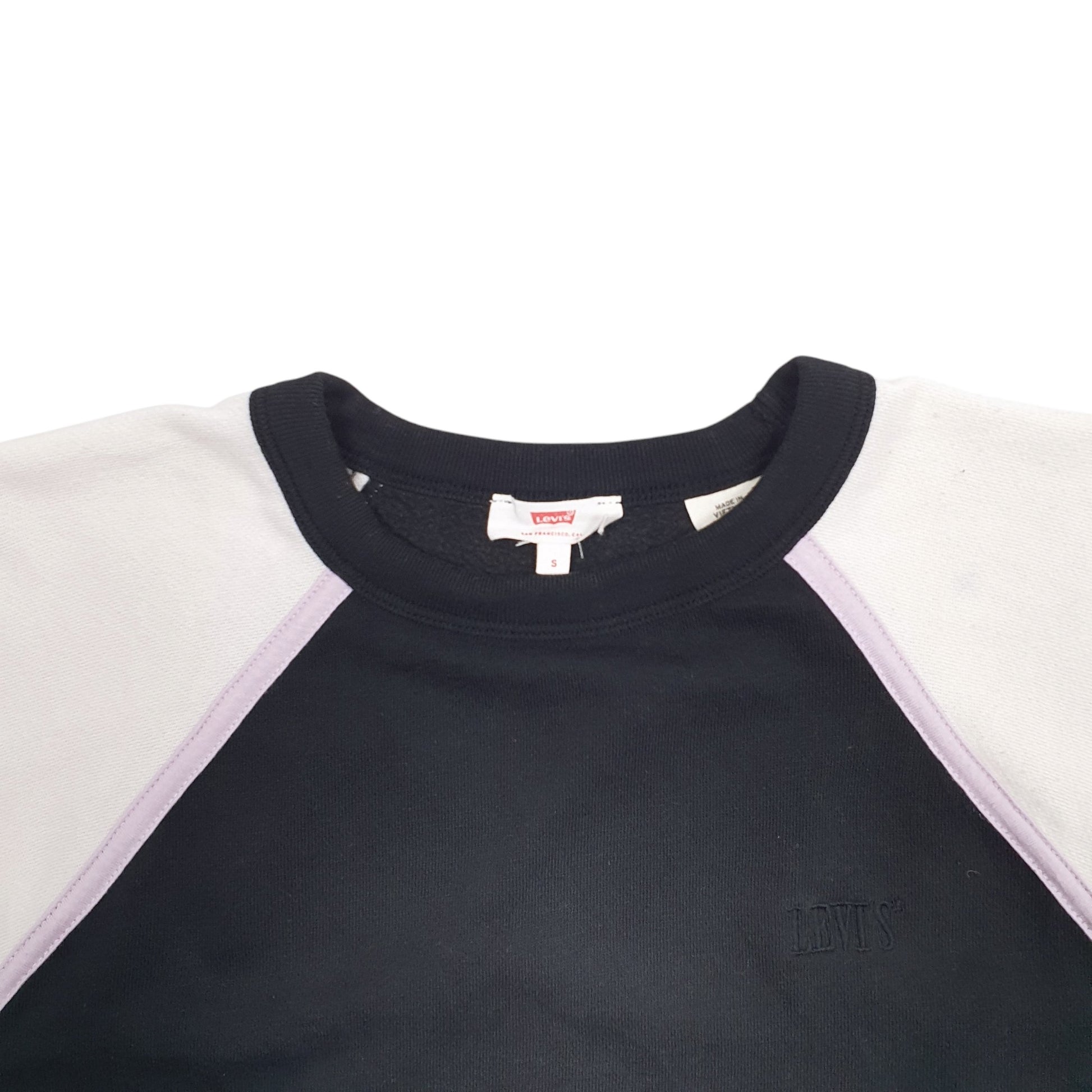 Womens Black Levis  Crewneck Jumper