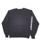 Mens Black Champion  Crewneck Jumper
