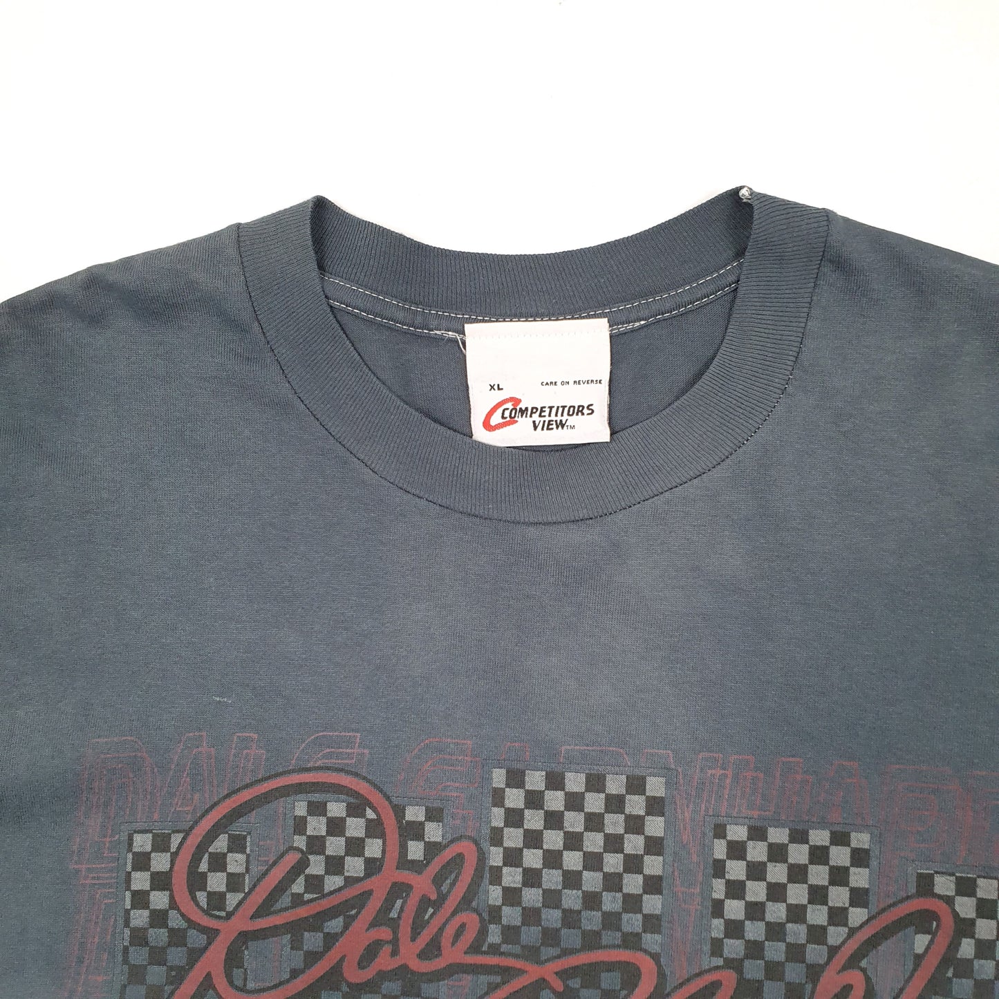 Mens Blue Nascar Competitors View Dale Earnhardt Short Sleeve T Shirt