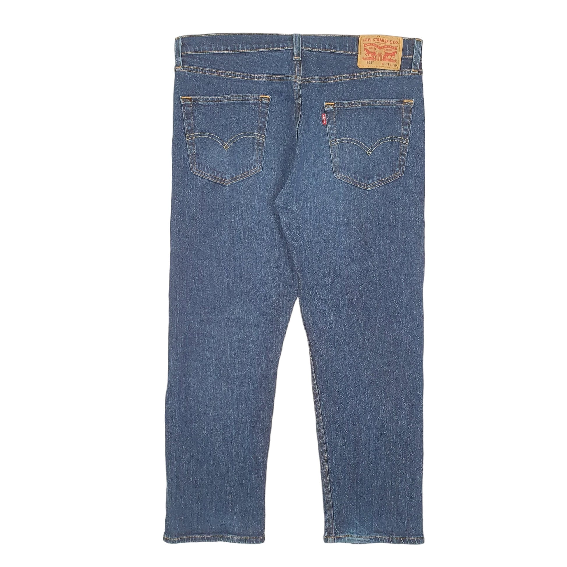 Mens Blue Levis Stretch 505 JeansW34 L29