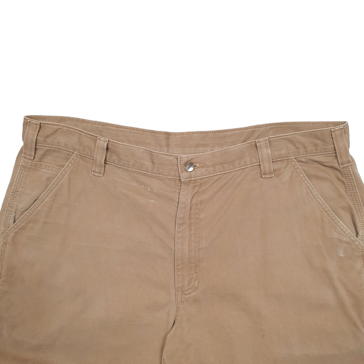 Mens Brown Carhartt Workwear Carpenter Shorts