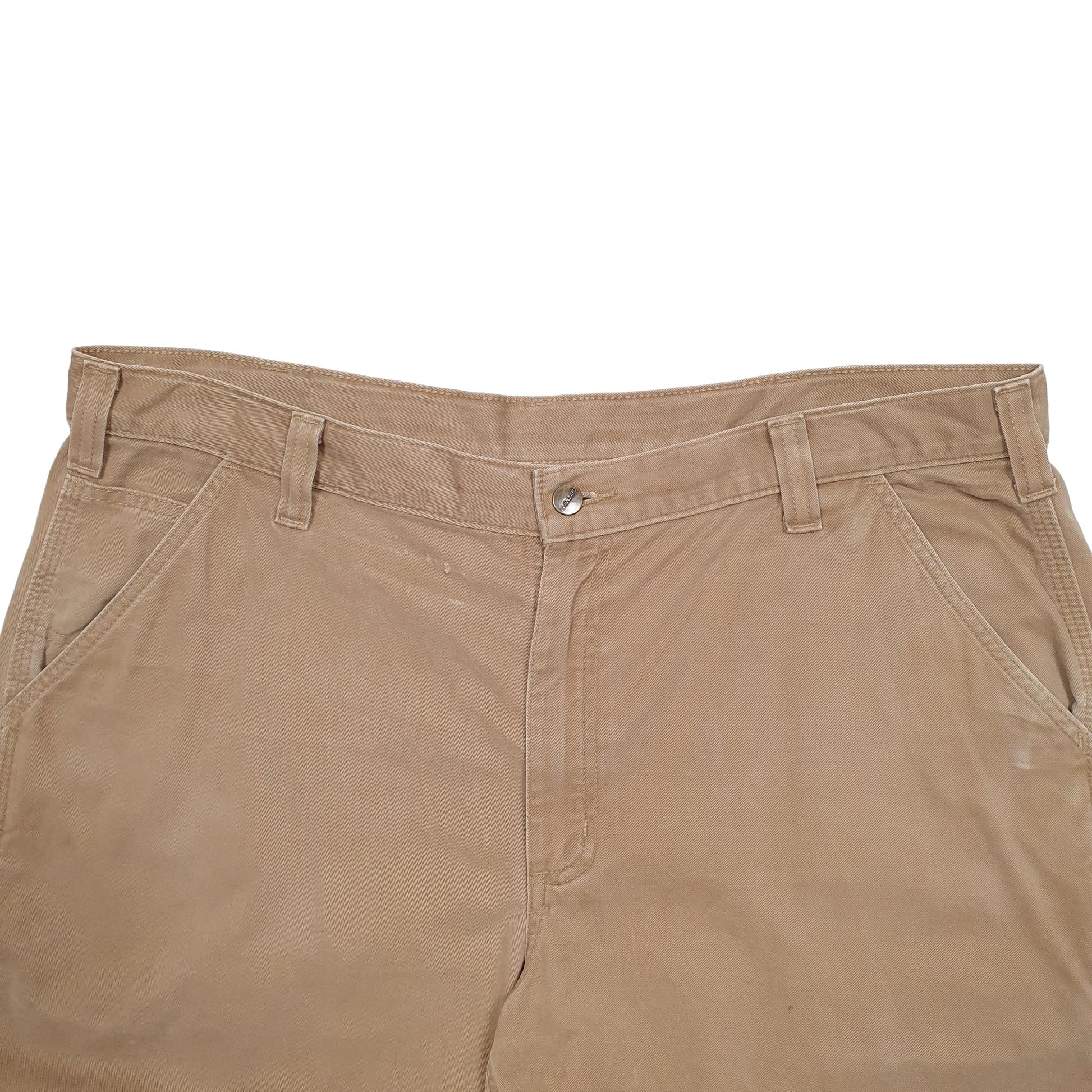 Mens Brown Carhartt Workwear Carpenter Shorts