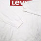 Mens White Levis  Hoodie Jumper