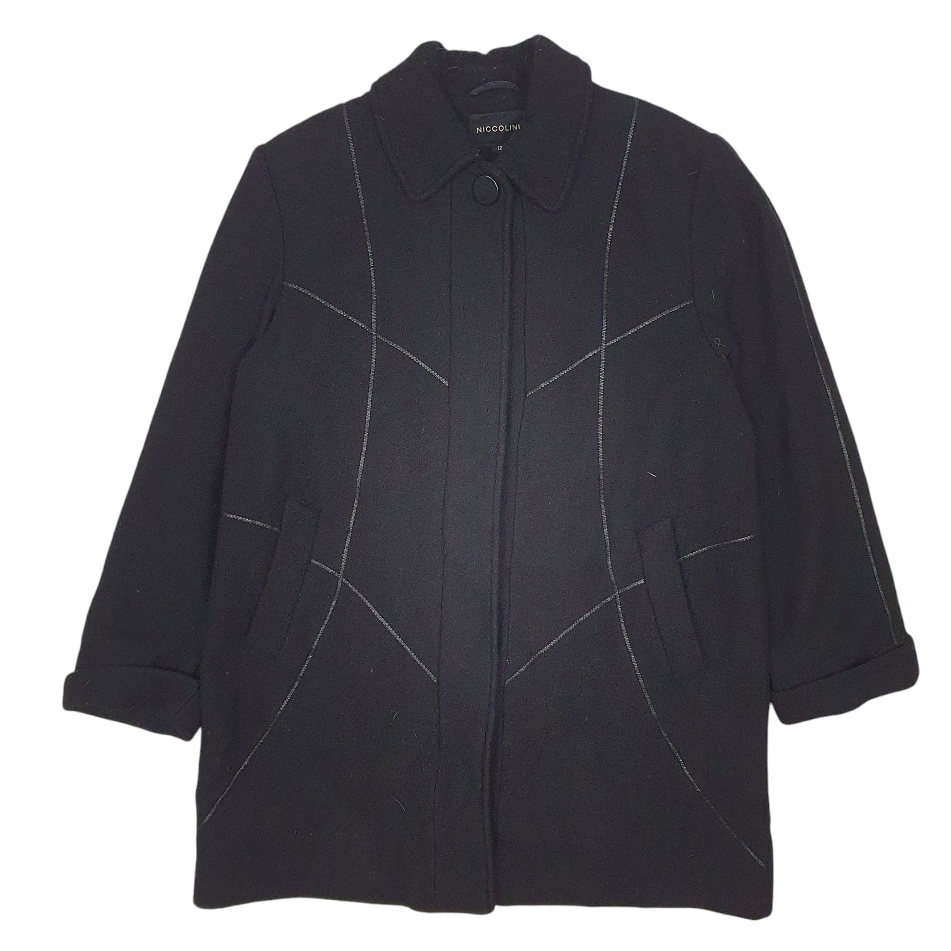 Womens Black Niccolini   Coat