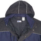 Mens Navy Fila  Full Zip Coat