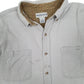 Mens Grey Merona Corduroy Long Sleeve Shirt