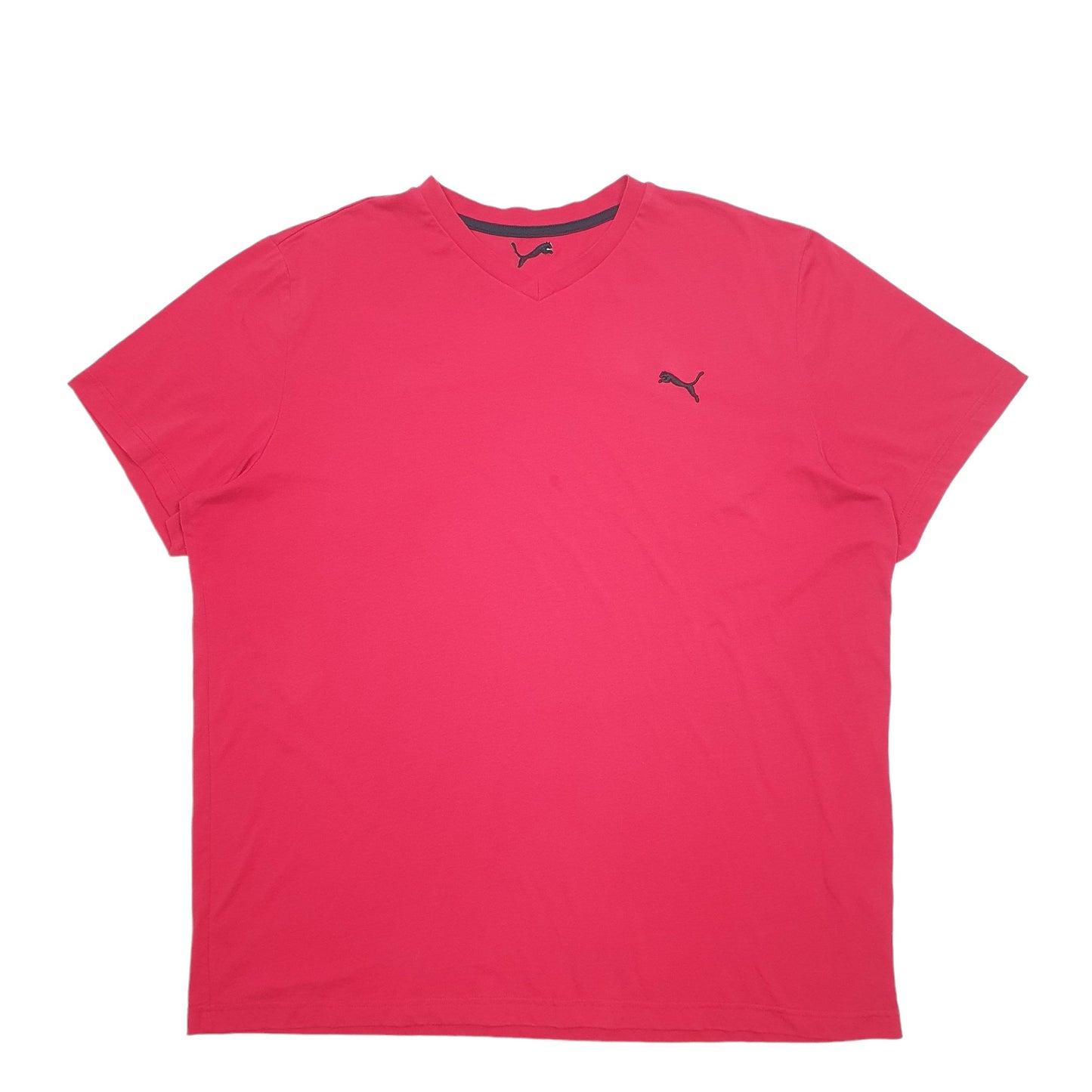 Mens Red Puma  Short Sleeve T Shirt