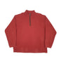 Mens Red Columbia Sportswear Company  Quarter Zip Jumper