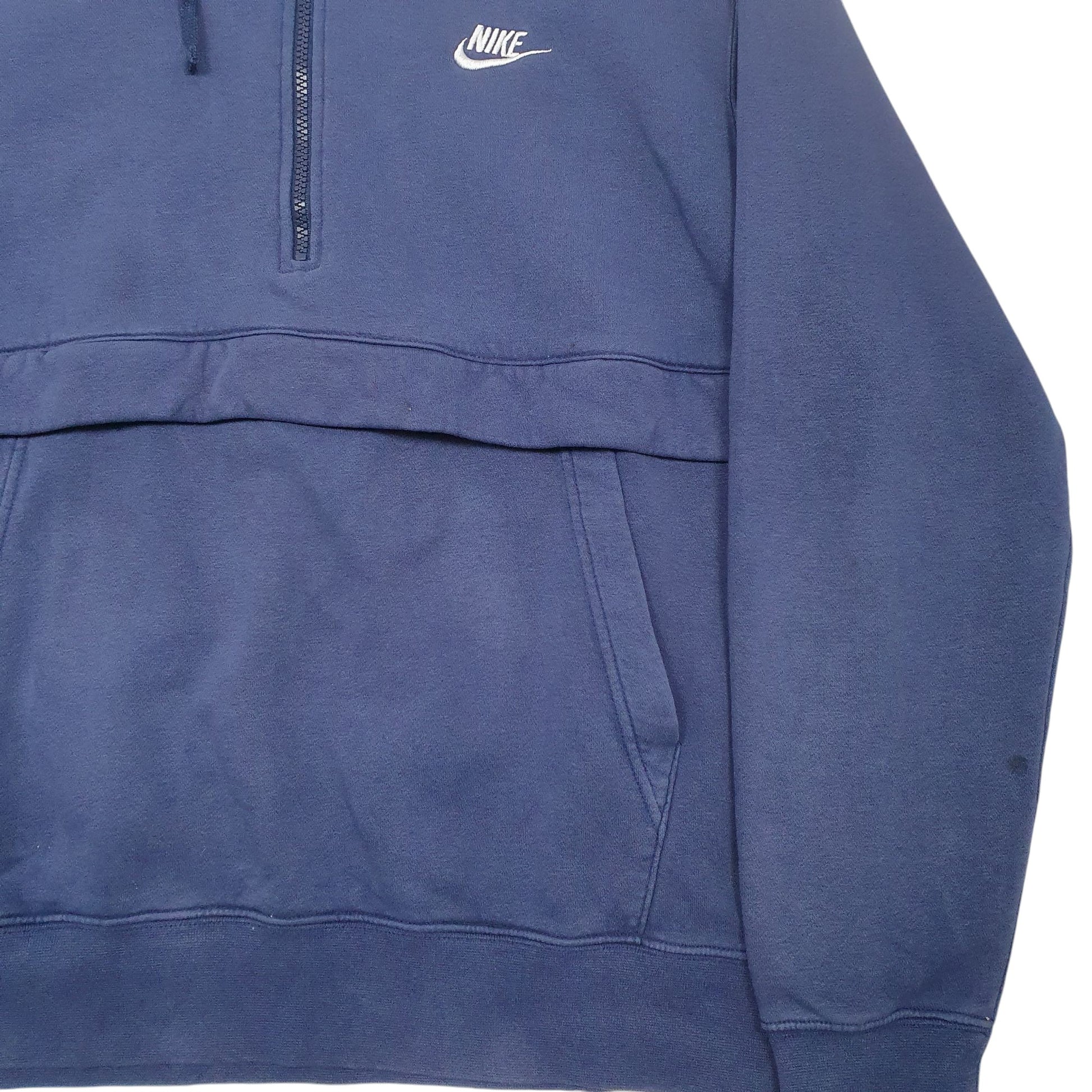Mens Blue Nike  Quarter Zip Jumper