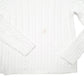 Womens White L.L.Bean Knit Cable Crewneck Jumper
