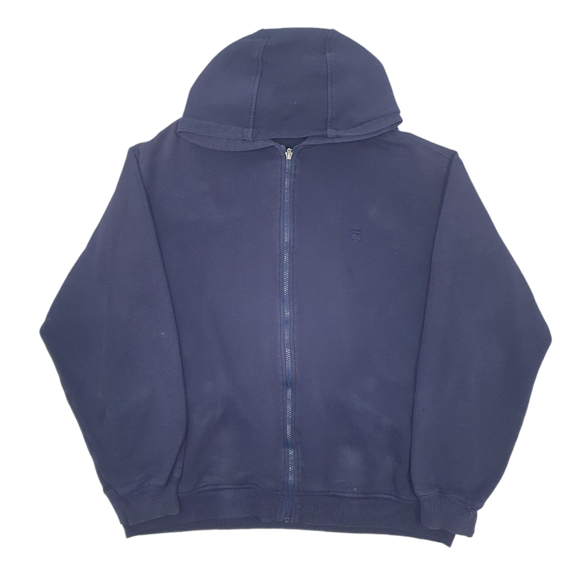 Mens Navy Fila  Full Zip Jumper