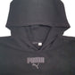 Womens Black Puma  Hoodie Jumper