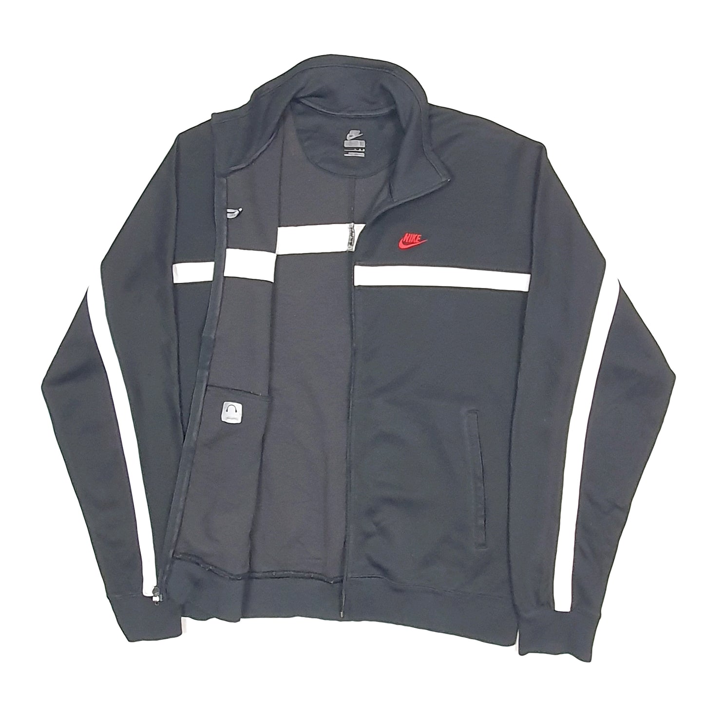 Mens Black Nike Tracksuit Top Full Zip Jumper