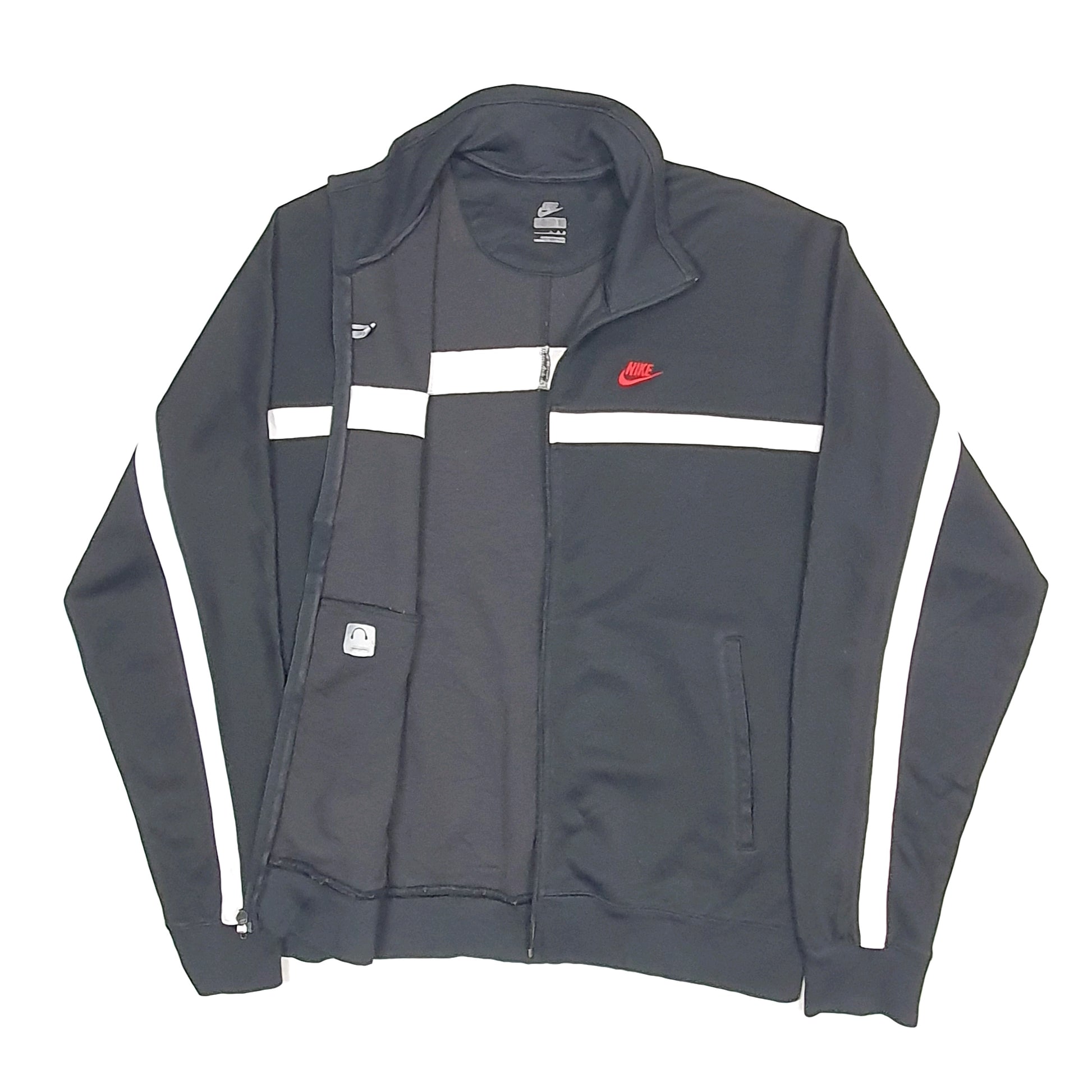 Mens Nike Black Full Zip Tracksuit Top Jumper L – Bundl Clothing