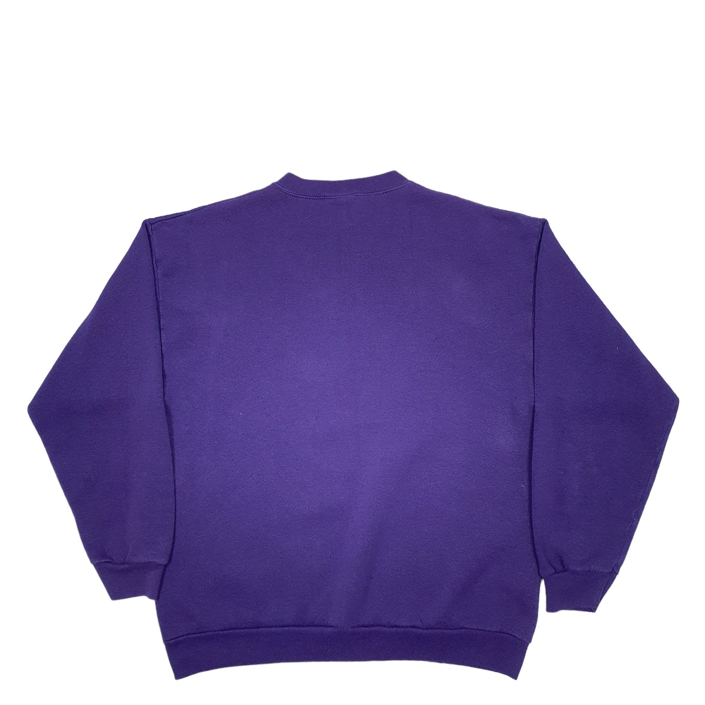 Mens Purple Tultex Vintage Crewneck Jumper