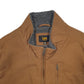 Mens Brown Lee Thermal Lined Crewneck Coat