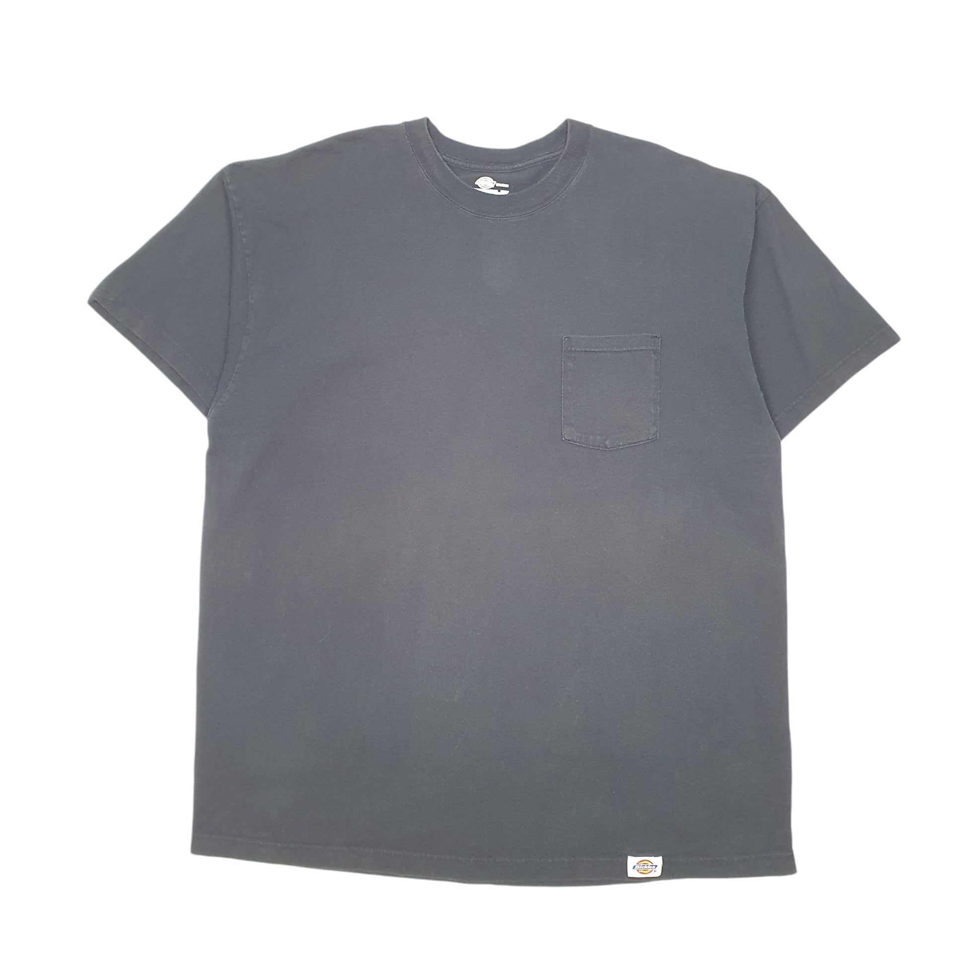 Mens Black Dickies Pocket Workwear Short Sleeve T Shirt